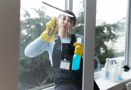 Nettoyage de vitres intérieures et extérieures à Castine-en-Plaine